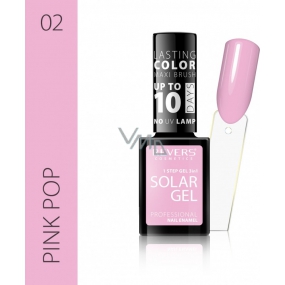 Revers Solar Gel gel nail polish 02 Pink Pop 12 ml