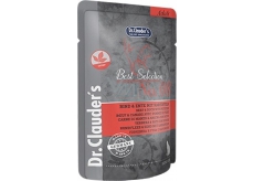 Dr. Clauders Best Selection 8 Beef and duck with potatoes complete food with pieces of meat for cats pocket 85 g