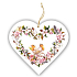 Bohemia Gifts Wooden clothes scented Birds 7.5 cm