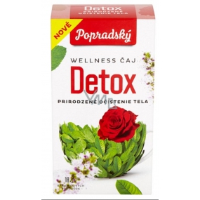 Poprad wellness tea - Detox natural body cleansing 27 g, 18 pyramid bags