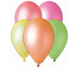 Neon Balloons Mixed Colors 26 cm 10 pieces