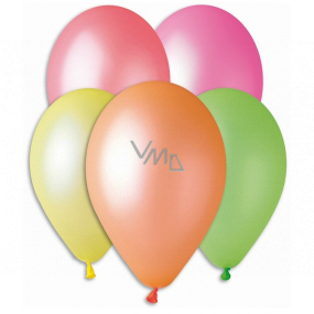 Neon Balloons Mixed Colors 26 cm 10 pieces