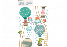 Wall stickers Animals in a balloon children's meter, up to 120 cm