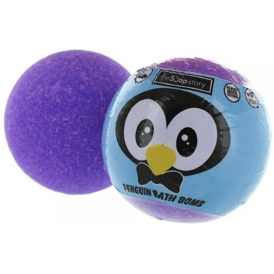 The Soap Story Penguin Christmas Bath Fizz 120 g