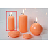 Lima Reflex phosphorescent orange candle cylinder 50 x 100 mm 1 piece
