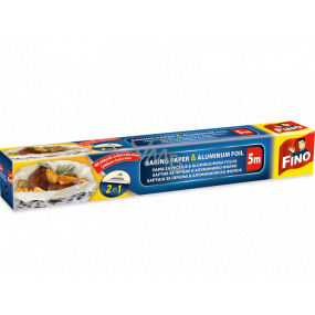 Fino 2in1 baking paper and foil, length 5 meters