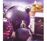 Nekupto Christmas gift cards Purple flasks 6.5 x 6.5 cm 6 pieces