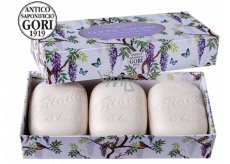 Antico Saponificio Gori Glicine Toscano ručně vyráběné italské mýdlo 3 x 150 g