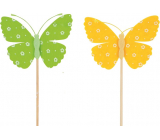 Butterfly felt pin 9 cm + skewer 1 piece