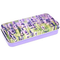 Esprit Provence Lavender toilet soap 60 g + scented bag + hand cream 30 ml + tin box with a picture of a lavender field, cosmetic set for women