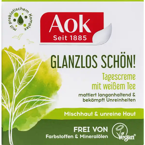 Aok Pur Balance! day cream with white tea for combination and problematic skin 50 ml