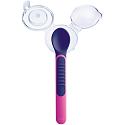 Mam Feeding Spoons & Cover 2 phase feeding spoon with protective cover 6+ months Pink 1 set