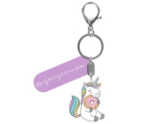 Albi Picture key ring with carabiner Unicorn