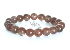 Auralite 23 natur bracelet elastic natural stone, ball 10 - 11 mm / 16 - 17 cm, one of the most powerful stones on the planet