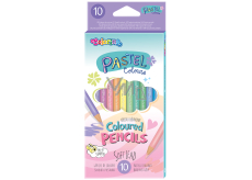 Colorino Pastel crayons round, mix of colours 10 pieces