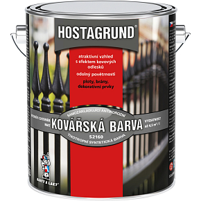 HOSTAGRUND blacksmith paint S2160K, 0950 blacksmith black, 2.5 l