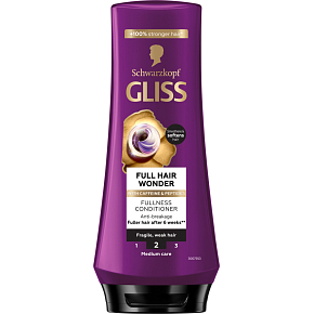 Gliss Conditioner Full Hair Wonder with Caffeine for Fragile, Weak Hair 200ml