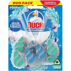 Duck Active Clean Marine Wave Toilet Block, 2 × 38.6 g Duck Active Clean Marine Wave Toilet Block, 2 × 38.6 g