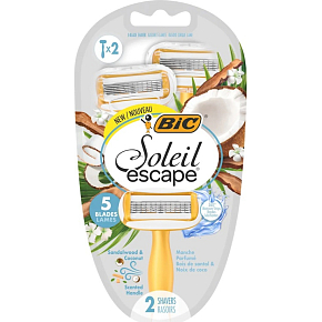 BIC SOLEIL ESCAPE COCO DISPOSABLE RAZOR 2PCS 3943