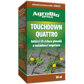 AgroBio Touchdown Quattro herbicide for eliminating unwanted vegetation 50 ml