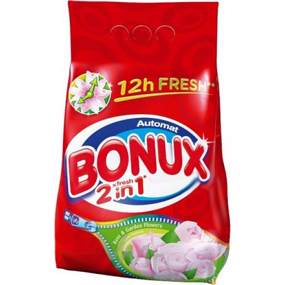 Bonux Natura Rose & Garden Flowers 2 in 1 washing powder 2 kg