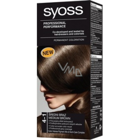 Syoss Professional Hair Color 4 - 1 Medium Brown