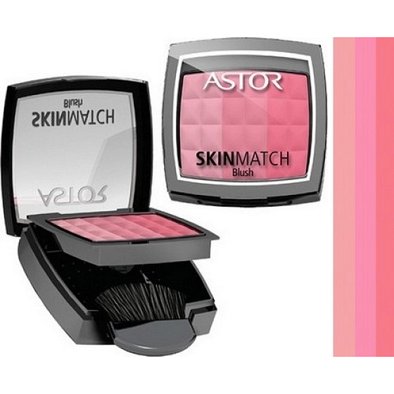 Astor Skin Match Trio Blush Blusher 002 Peachy Coral 8.25 g
