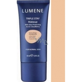 Lumene Double Stay mineral makeup 04 Peach Beige 30 ml