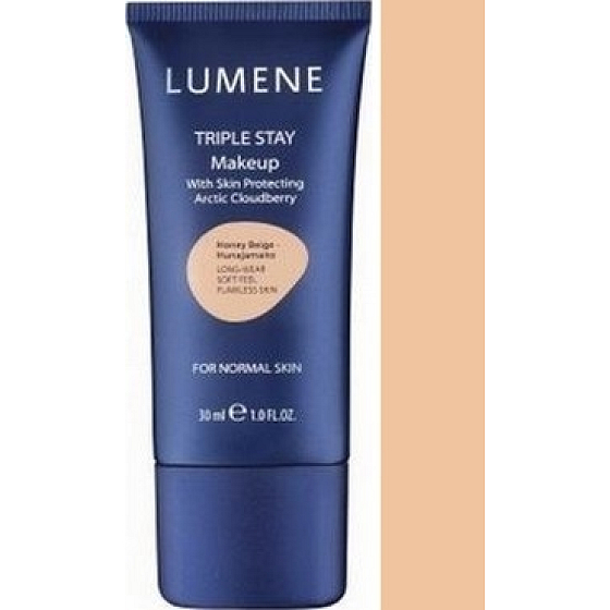 Lumene Double Stay mineral makeup 04 Peach Beige 30 ml