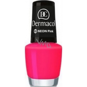 Dermacol Neon Polish Neon Nail Polish 03 Neon Pink 5 ml