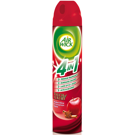 Air Wick Mulled Red Apple & Mulled Wine 4in1 Air Freshener Spray 240ml