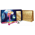 Gillette Venus & Olay handle Pink + spare head 3 pieces + gold handbag, cosmetic set for women