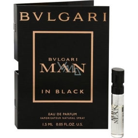 Bvlgari Man In Black perfumed water 1.5 ml with spray, vial