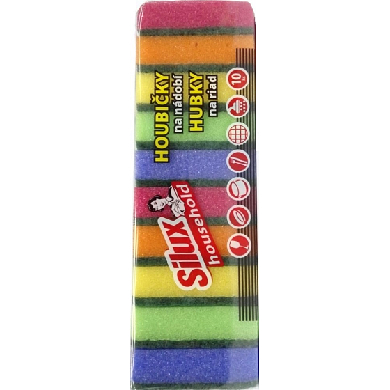 Silux Household Sponge for dishes 10 pieces