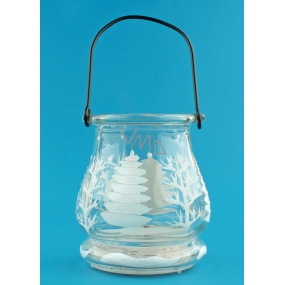 Glass lantern 9,5 cm