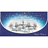 Nekupto Money envelope Christmas 116 x 220 mm Village, 3297 K