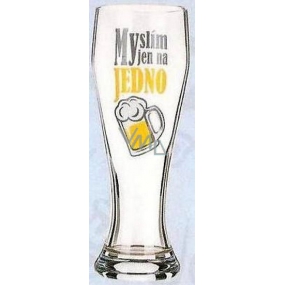 Nekupto Gifts with humor Beer glasses humorous I think only for one 0.6 l
