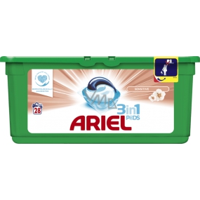 Ariel 3in1 Sensitive gel capsules for washing clothes 28 pieces 744.8 g