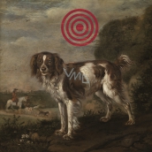 Bohemia Gifts Decorative painting for hanging Target dog 30 x 30 cm