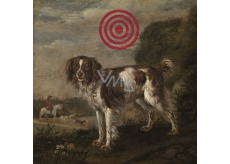 Bohemia Gifts Decorative painting for hanging Target dog 30 x 30 cm