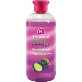 Dermacol Aroma Ritual Grapes with lime Anti-stress bath foam 500 ml