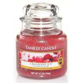 Yankee Candle Cranberry Ice - Cranberries on ice scented candle Classic small glass 104 g