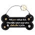 Nekupto Pets wooden sign Our dog loves people ... 12 x 8,5 cm