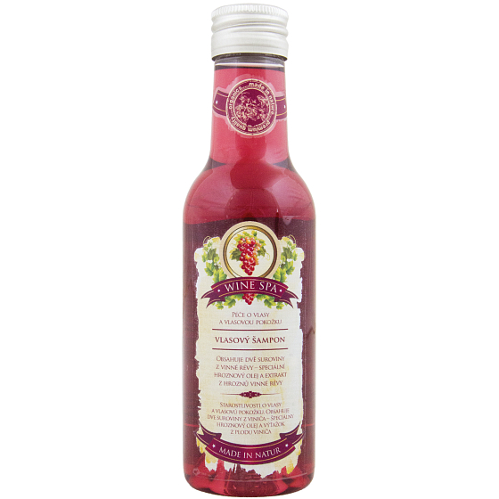Bohemia Gifts Wine Spa Premium Wine cosmetics hair shampoo 200 ml