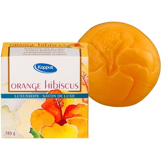 Kappus Orange Hibiscus - Hibiscus luxury toilet soap 125 g