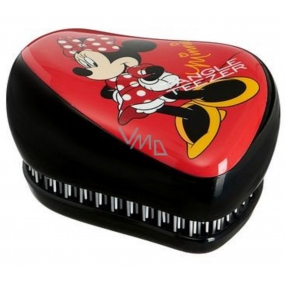 Tangle Teezer Compact Professional compact hair brush, Disney Minnie Mouse Red