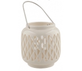 Porcelain lantern white 9,4 cm