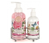 Michel Design Works Peony foaming liquid hand soap 530 ml + hand and body lotion 236 ml, cosmetic set