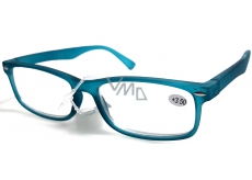 Berkeley Optical reading glasses +1.0 plastic turquoise green mat 1 piece MC2 ER4040