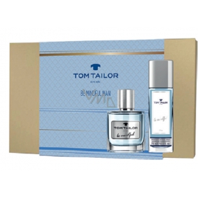 Tom Tailor Be Mindful Man eau de toilette 30 ml + perfumed deodorant glass 75 ml, gift set